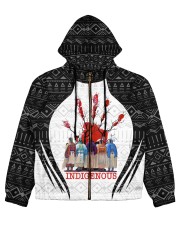 INDIGENOUS AMERICAN Women's All Over Print Full Zip Hoodie tile