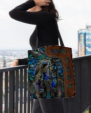 Psychedelic Leather Pattern Print All-over Tote aos-all-over-tote-lifestyle-front-05