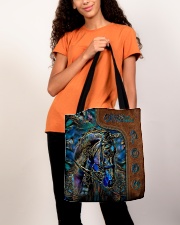 Psychedelic Leather Pattern Print All-over Tote aos-all-over-tote-lifestyle-front-06
