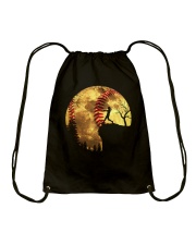 Softball Moon Drawstring Bag tile