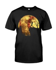Softball Moon Classic T-Shirt front