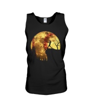 Softball Moon Unisex Tank tile