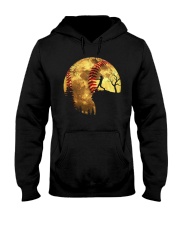 Softball Moon Hooded Sweatshirt tile