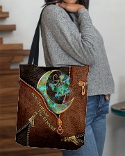 Butterfly Leather Pattern Print All-over Tote aos-all-over-tote-lifestyle-front-09