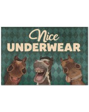 Funny Horse Doormat - Nice Underwear Doormat 22.5" x 15" front