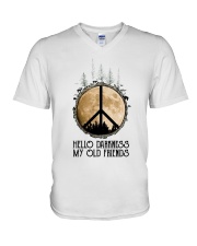 Hippe Hello darkness V-Neck T-Shirt tile