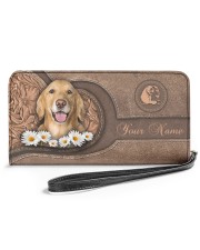 Personalized Beagle V1 Women's Clutch Purse Horizontal front