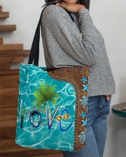 Lil' Beach Leather Pattern Print All-over Tote aos-all-over-tote-lifestyle-front-09