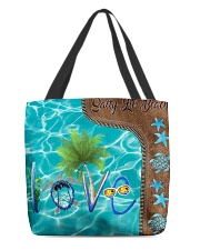 Lil' Beach Leather Pattern Print All-over Tote front
