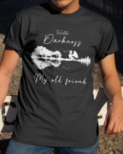 Guitar Hello Darkness Classic T-Shirt apparel-classic-tshirt-lifestyle-28