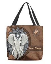 Personalized Elephant All-over Tote front