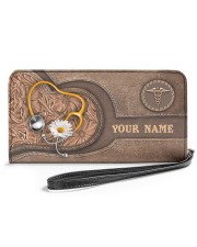 Personalized Nurse Women's Clutch Purse Horizontal front