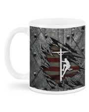 POUDRE VALLEY LINEMAN US FLAG Mug back