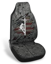 POUDRE VALLEY LINEMAN US FLAG Car Seat Covers tile