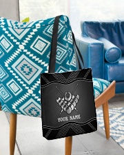 BILLIARDS PERSONALIZED NAME All-over Tote aos-all-over-tote-lifestyle-front-01
