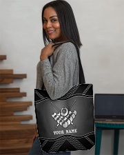 BILLIARDS PERSONALIZED NAME All-over Tote aos-all-over-tote-lifestyle-front-08
