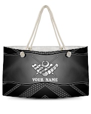 BILLIARDS PERSONALIZED NAME Weekender Tote tile