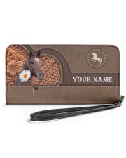 Personalized Horse Clutch Purse Women's Clutch Purse Horizontal front