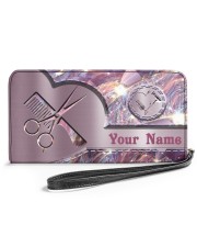 Hairdresser Pattern Print Women's Clutch Purse Horizontal front