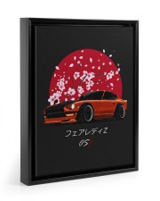 JDM 240Z SunRise Edition black-floating-framed-canvas-wrap-print tile