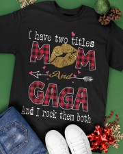 Mom and Gaga kiss Classic T-Shirt apparel-classic-tshirt-lifestyle-back-69