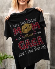 Mom and Gaga kiss Classic T-Shirt apparel-classic-tshirt-lifestyle-front-117