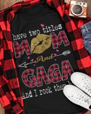 Mom and Gaga kiss Classic T-Shirt apparel-classic-tshirt-lifestyle-front-163