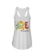 Love Beach Summer gaga life Ladies Flowy Tank tile