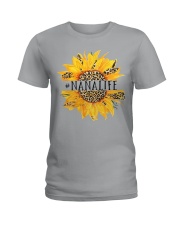 Nana Life Sunflower Leopard Ladies T-Shirt tile