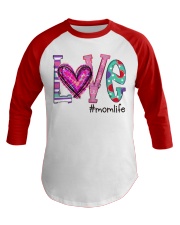 Love Mom Life Art N0 Baseball Tee tile