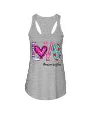 Love Mom Dog Life Art N0 Ladies Flowy Tank tile