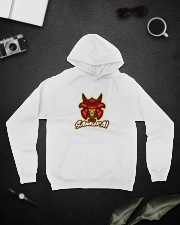 Skull Samurai Hooded Sweatshirt lifestyle-unisex-hoodie-front-9