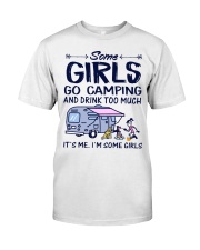 Some Girls Go Camping And Drink Too Much Premium Fit Mens Tee tile