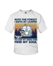 Into The Forest I Drive My Camper Youth T-Shirt tile