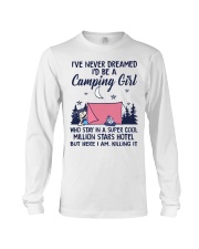 Camping Girl In A Million Stars Hotel Long Sleeve Tee tile