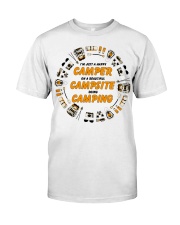 Camper Campsite Camping Premium Fit Mens Tee tile