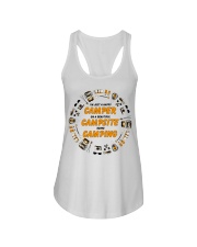 Camper Campsite Camping Ladies Flowy Tank tile