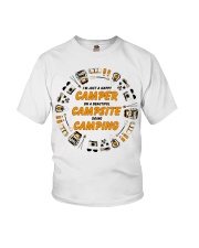 Camper Campsite Camping Youth T-Shirt tile