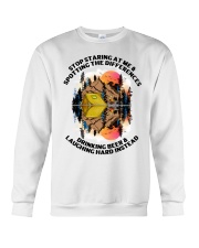 Game around the Campfire - Finding Differences Crewneck Sweatshirt tile