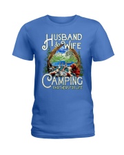 Camping Husband And Wife Ladies T-Shirt tile