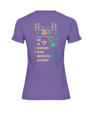 Camper Definition - Back Premium Fit Ladies Tee tile