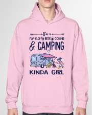 Camping Flip Flop and Beer and Dogs Kinda Girl Hooded Sweatshirt garment-hooded-sweatshirt-front-04