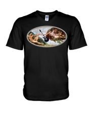 God Gave Rock And Roll To You Funny T-shirt V-Neck T-Shirt thumbnail