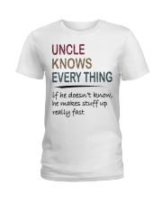 Uncle Knows Everything Ladies T-Shirt tile