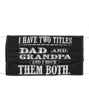I have two titles dad and grandpa Mask tile