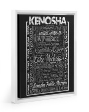 LIMITED EDITION Floating Framed Canvas Prints White tile