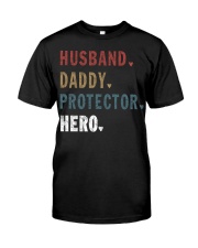 Husband Daddy Protector Hero Premium Fit Mens Tee tile
