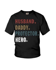 Husband Daddy Protector Hero Youth T-Shirt tile