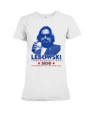 THE DUDE PRESIDES Premium Fit Ladies Tee tile