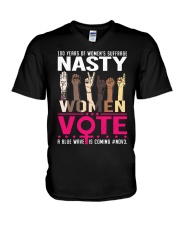 100 Years Women's Suffrage V-Neck T-Shirt tile